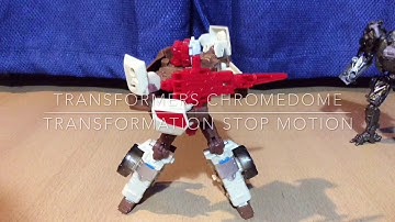 Transformers Chromedome transformation Stop Motion (no sound)