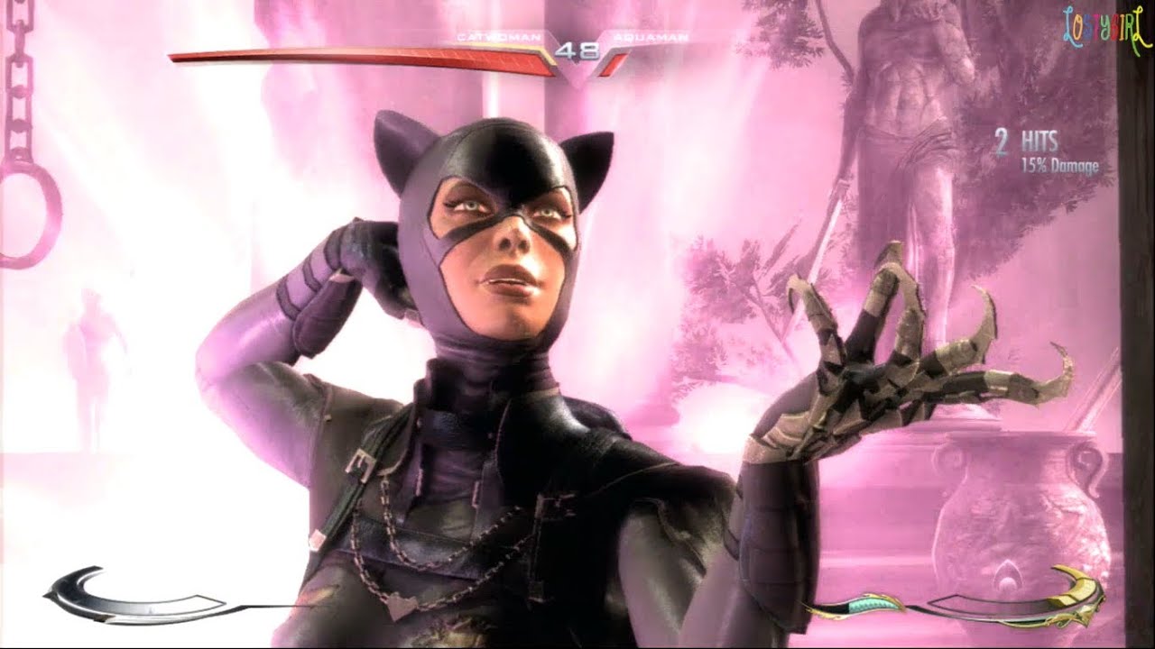 Injustice Gods Among Us Catwoman Heroes Only Ladder Walkthrough Youtube