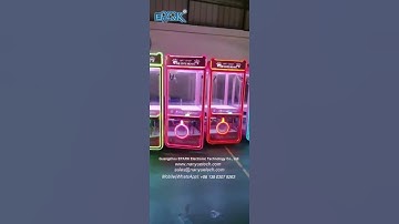 EPARK Doll Vending Push Transparent Arcade Games Coin Operated Prize Crane Kit Toy Mini Claw Machine