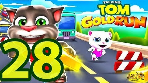 Talking Tom Gold Ru‪n‬ - Gameplay Walkthrough Part 28 - iOS, Android