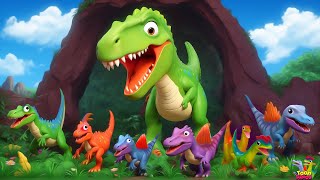 T Rex Rampage | Baby Dinos Daring Escape & Fun Adventures - Toon Dinos