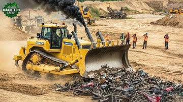Jaw-Dropping Bulldozer Operator Skills Caught on Camera So Crazy You’d Think They’re Fake! #42