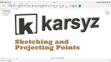 Fusion 360 - Sketching and Projecting Points