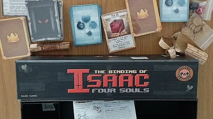 The Binding of Isaac second unboxing 2e boardgame #videogames #boardgame #tabletop  AmassGames #dice