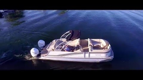 Dynamic Twin Engine Platform by Harris Pontoon Boats