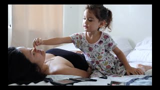 Toddler Asmr By 3 Year Old Kiana Mommy Daughter Makeup Relaxing Whisper Kiana Baby