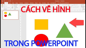 Cách vẽ hình trong powerpoint 2010, 2013, 2016, 2019