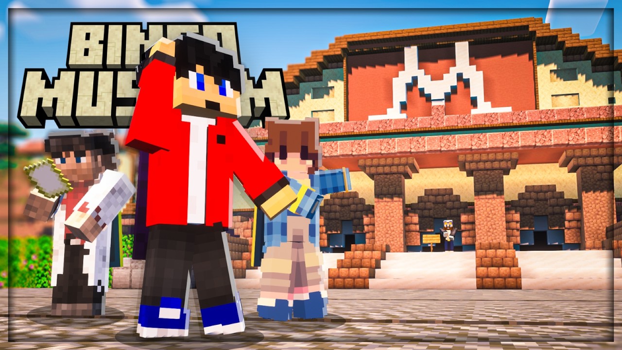 🔴 SAVE THE MUSEUM! | Bingo Museum #1 Minecraft Event