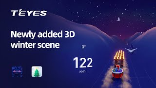 Teyes Vision V4.1 Christmas Snow Scene is now available for CC3