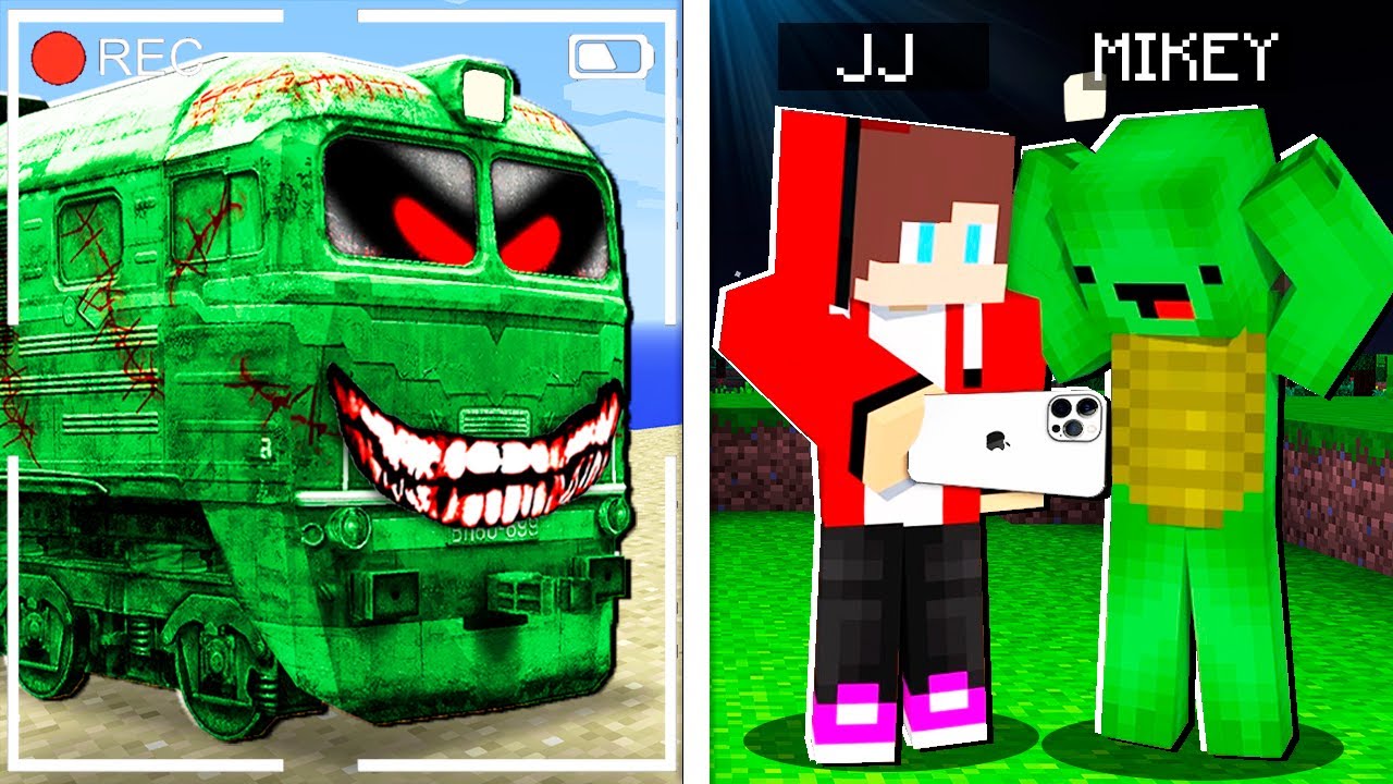 How Mikey and JJ get ZOMBIE TRAIN on Hidden Cameras at 3am in