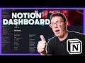 A tour of my new NOTION dashboard // (productivity, biz, and life)