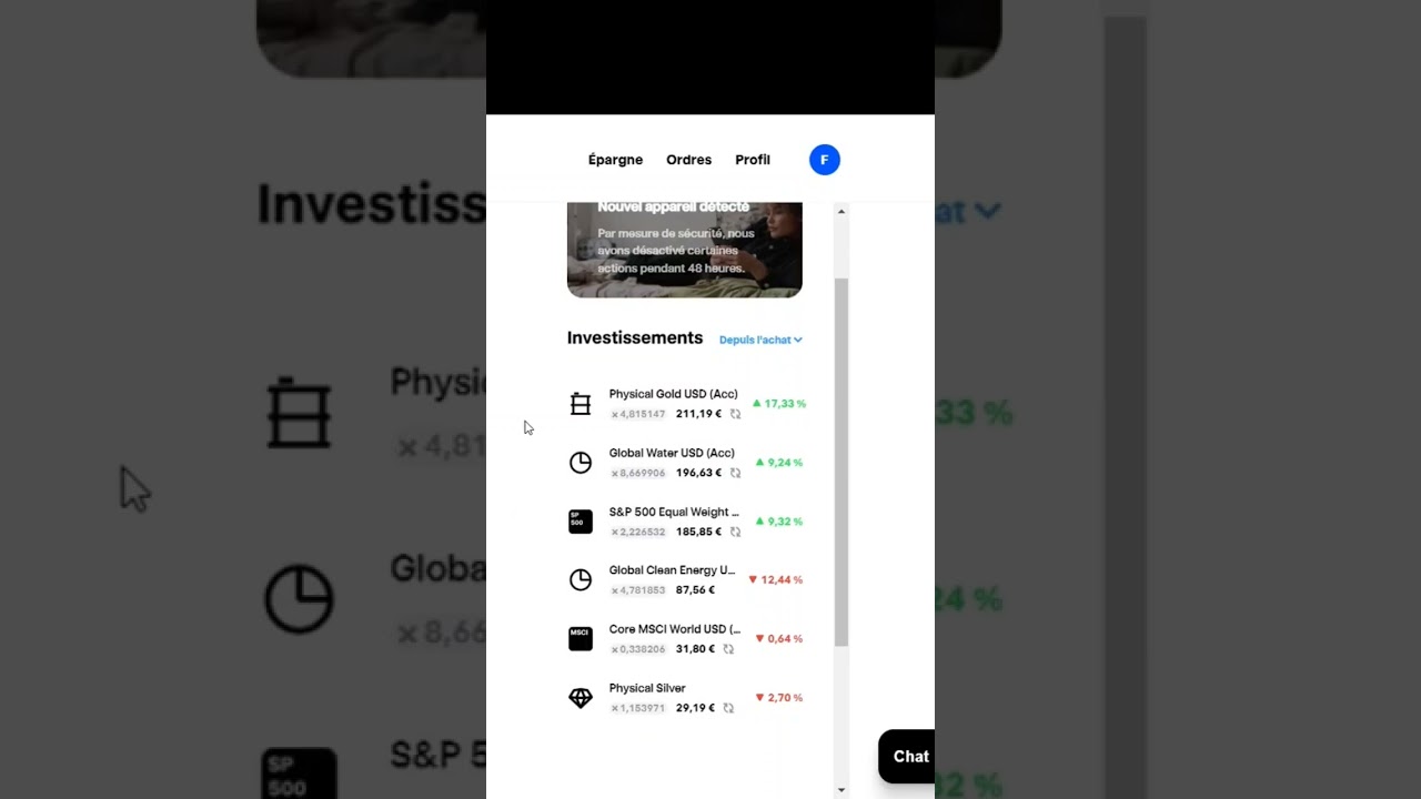 Bourse: Mon Portefeuille Trade Republic 