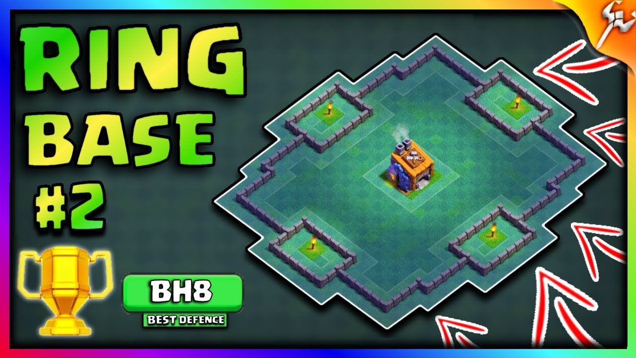 Builder Hall 8 INSANE Ring Base | BH8 Ring Base Tested✔ | Anti Everything Base 100% Victory NEW 2018
