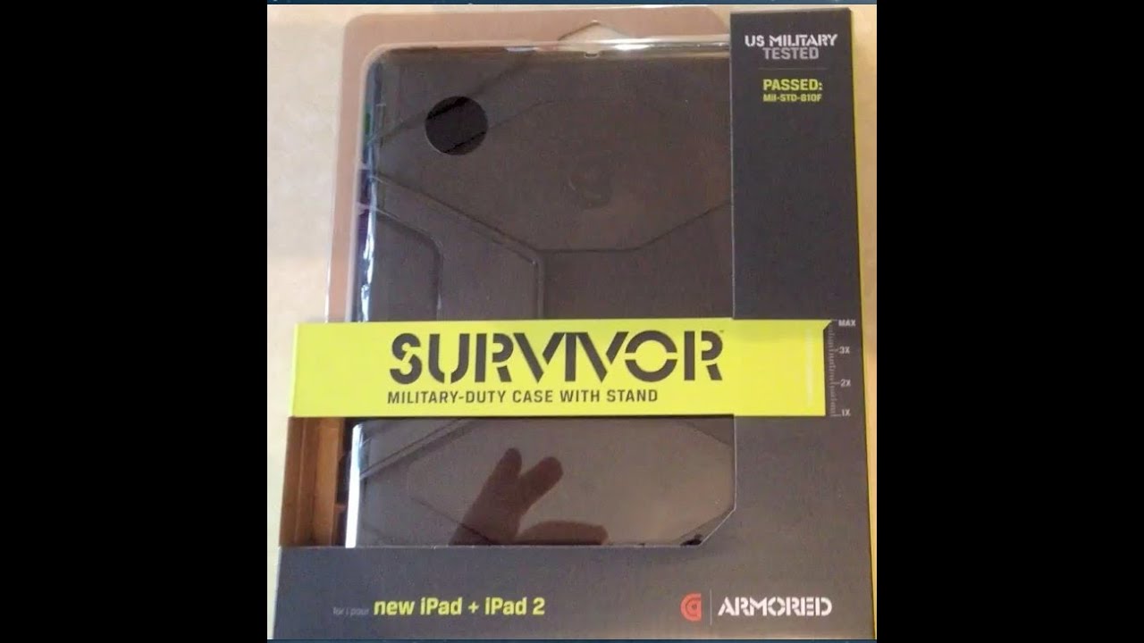 Custodia Protettiva Survivor Militare Per IPad Mini - Verde, Antiurto, Con Supporto Pieghevole, Defender Series - 5