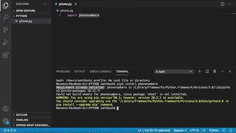 Find the Country of any Phone Number using Python | VothLabs | 2020