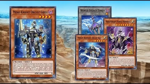 #combochiappette 2 cards Mekk-Knight Hand/Extra Loop combo! Feat. Mekk-Knight Orcust Girsu