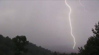 Niesamowite pioruny i grzmoty, awesome lightnings Maków Podhalański 28.07.2014