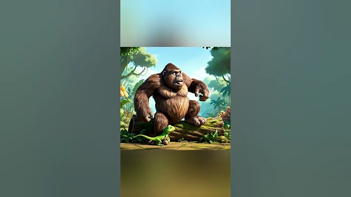 Bigfoot Selfie #aivlog #monkey #bigfoot #veo3