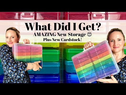 What Did I Get? AMAZING New Storage ? Plus Lots of Cardstock!