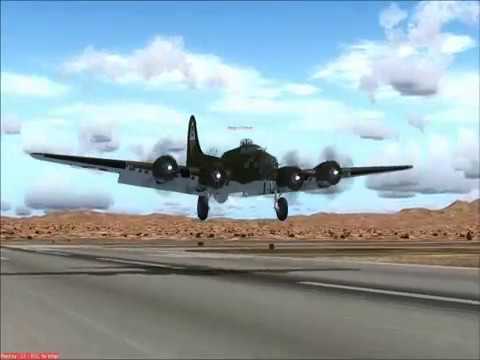 (FS2004) B-17 Flying Fortress test flight