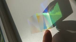 cube refracting light, wow so pretty