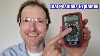AstroAI Digital Multimeter AM33D – Dial Positions Explained