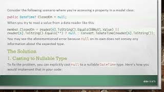 How to Properly Set a DateTime Variable to Null in C#