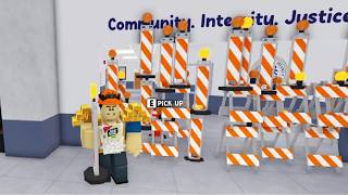 prop blocking the entire police station in erlc