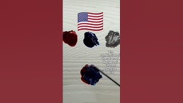 (part1🇺🇸) #colormixing #art #painting #asmr #satisfying #shorts #america