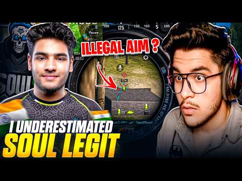 🥵BGIS CHAMPION *Iqoo Soul* *Soul Legit* Best Moments in Pubg Mobile