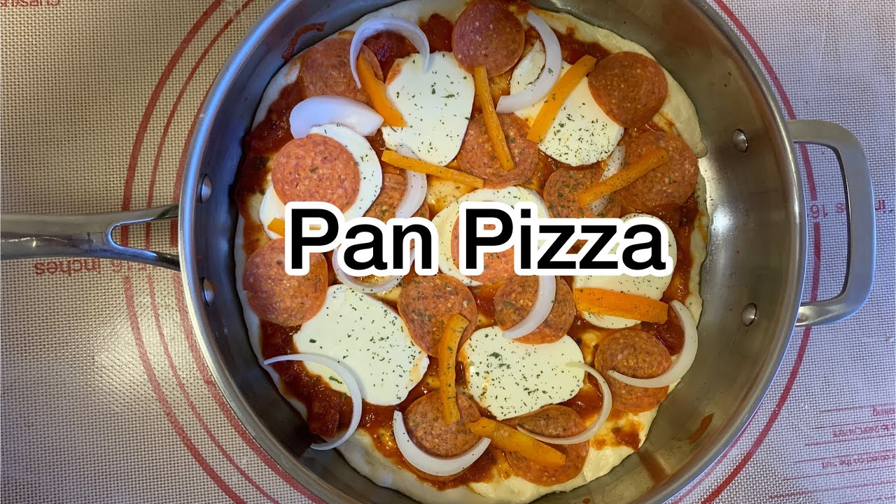 Pan Pizza Tried cooking pizza on the stovetop YouTube