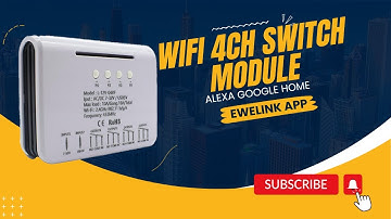 WiFi 4CH Switch Module 7-32V 85-250V Smart Home Remote Control Timer  Alexa Google Home eWelink APP