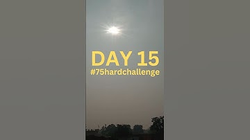 Day 15/75 hard challenge 💪 #75hardchallenge #fitness #minivlog #shorts