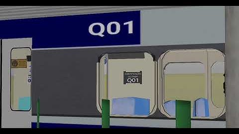 Frota Q Saindo dá estação Paraíso na linha 1 azul #Metro Sp Hmmsim 2