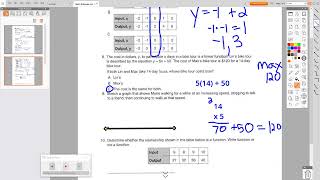 Math 8 Module 6 review