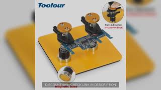 Toolour Magnetic Helping Hands Soldering Tool Press Adjust Distance PCB Clip Solder Wire Holder for