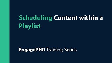 Scheduling Content within a Playlist