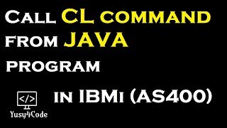 Calling IBMi (AS400) CL command from JAVA Program | yusy4code screenshot 4