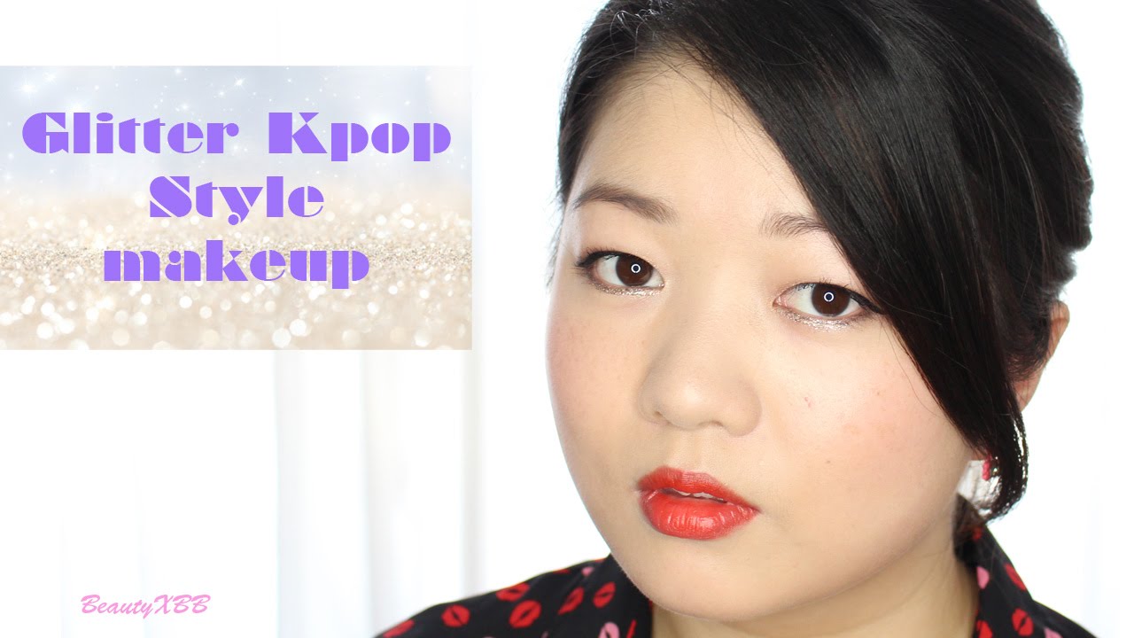 Glitter Kpop Style Makeup YouTube