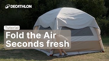 TUTORIAL - How to fold the AIR SECONDS FRESH ? | Decathlon_QUECHUA