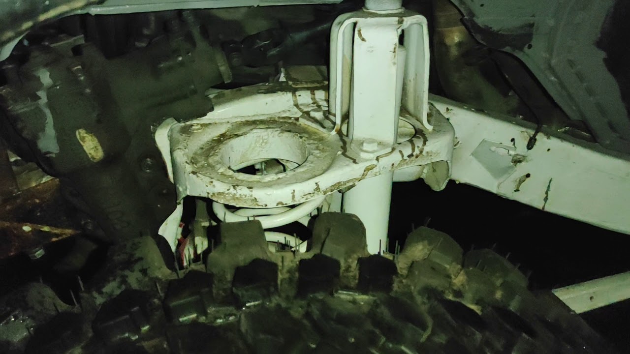 Силовые бампера из труб на Террано 1 . - YouTube