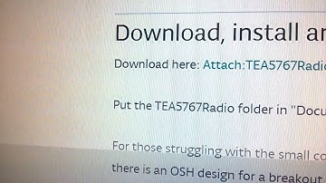 Arduino radio με tea5767 και lm 386 μερος 5.Συνδεσμολογία lm386