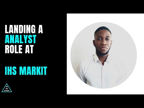 How to get a Grad Analyst role at IHS Markit