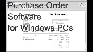 Purchase Order Manager Software for Windows PCs screenshot 4
