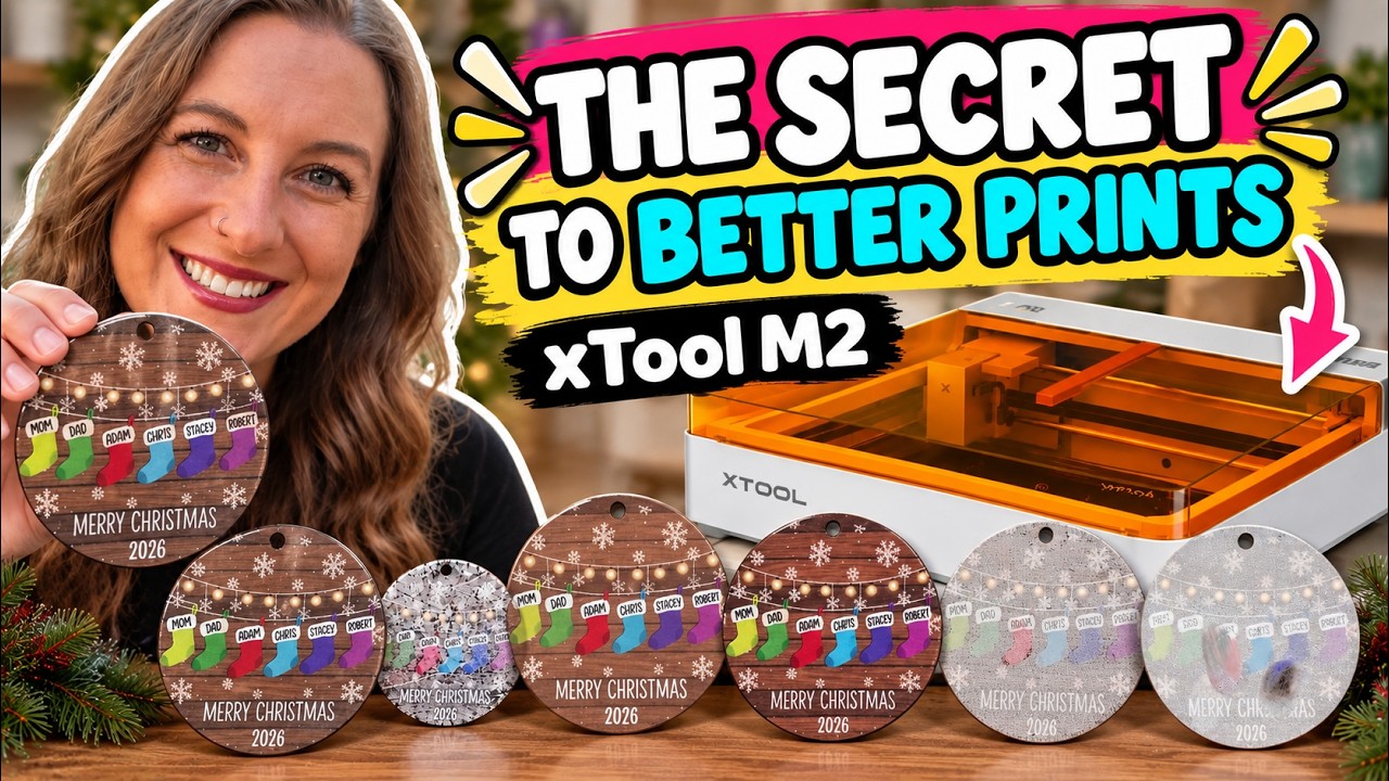 xTool M2 Print Then Cut: How to Get the BEST Prints! (8 Materials Tested)