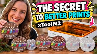xTool M2 Print Then Cut: How to Get the BEST Prints! (8 Materials Tested)