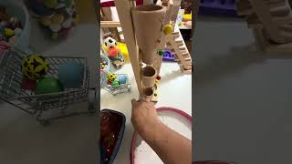 Marble Run ASMR ⭐ Drumming and soothing sounds of marbles 7