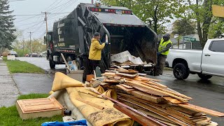 Garbage Truck VS. Massive Bulk Piles
