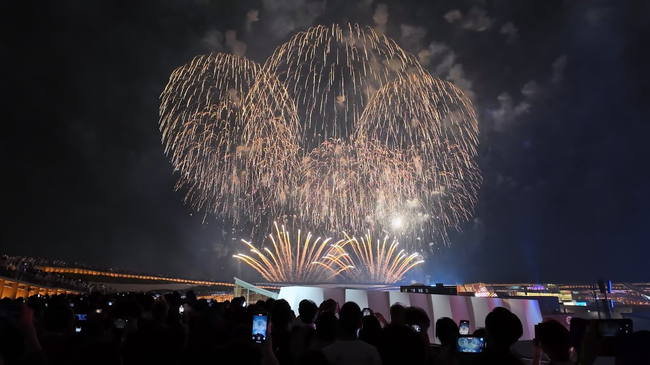 9月20日 EXPO Thanks 花火大会 大阪関西万博 - YouTube