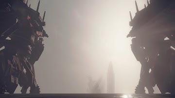 Nier Automata: Pascal vs Engels Goliath Fight (1080p 60fps)